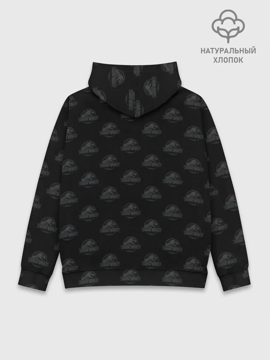 Худи мужской база хлопок / Jurassic World | Мир Юрского периода