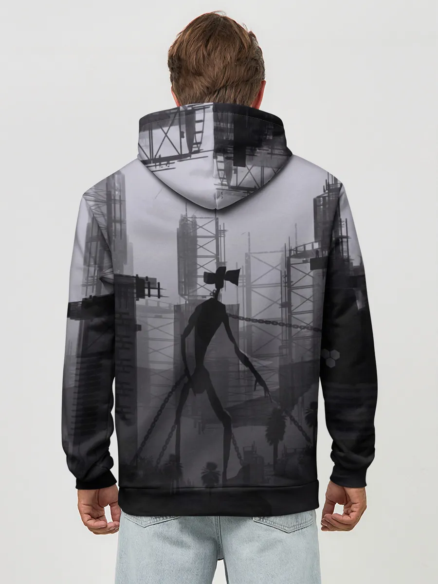 Худи мужской база хлопок / СИРЕНОГОЛОВЫЙ В ЦЕПЯХ