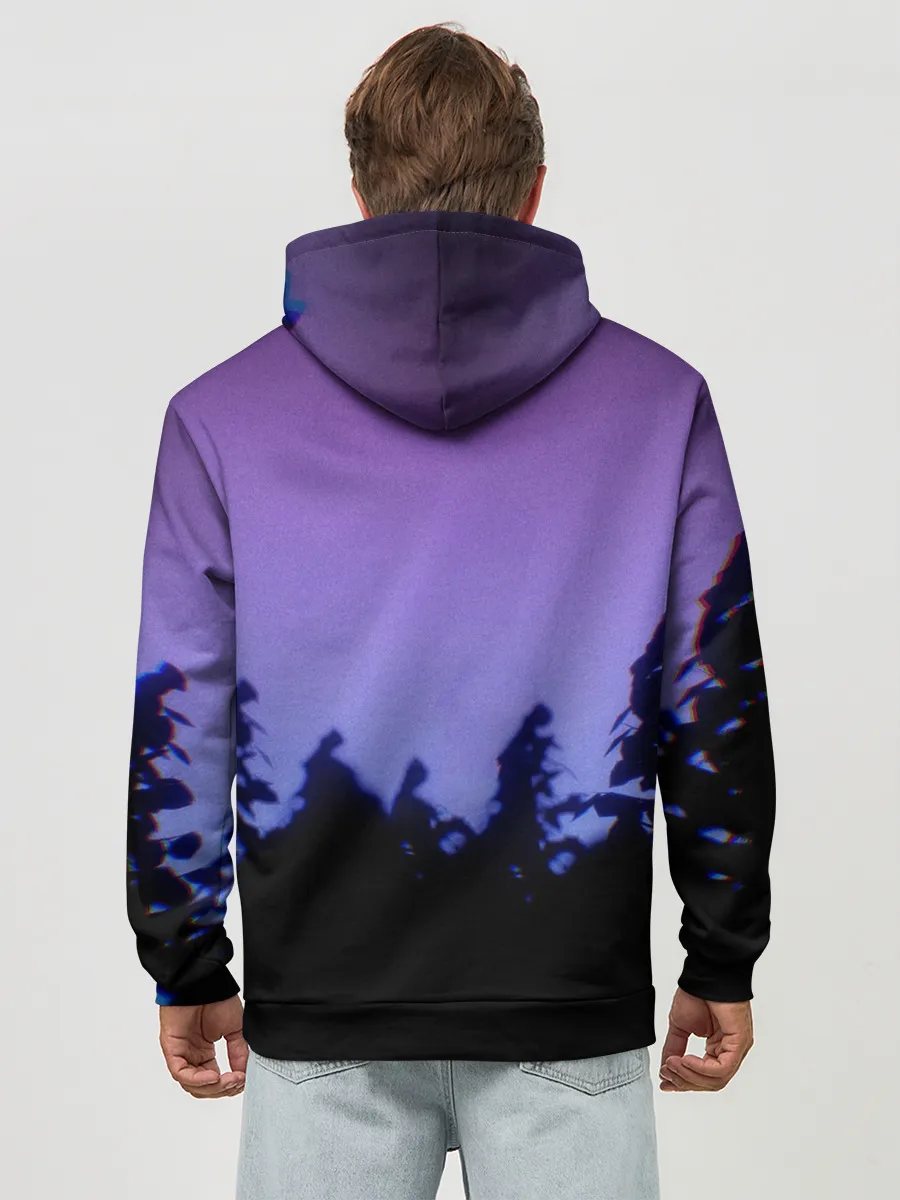 Худи мужской база хлопок / СИРЕНОГОЛОВЫЙ ГЛИТЧ