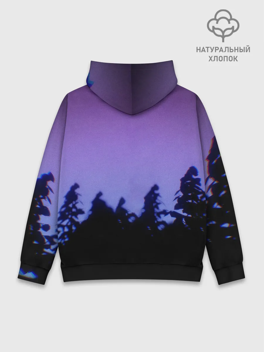 Худи мужской база хлопок / СИРЕНОГОЛОВЫЙ ГЛИТЧ