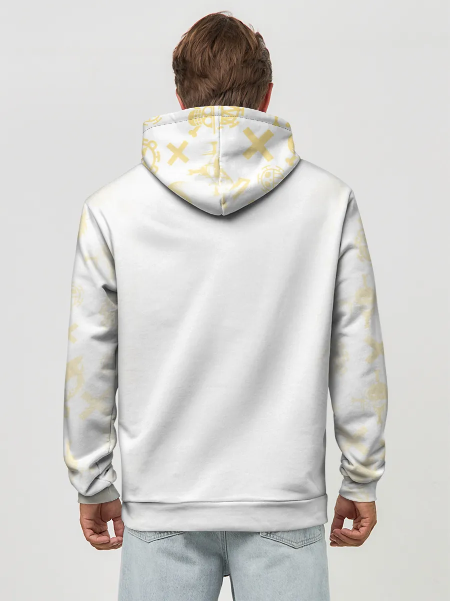 Худи мужской база хлопок / Донкихот vs Луффи | One Piece