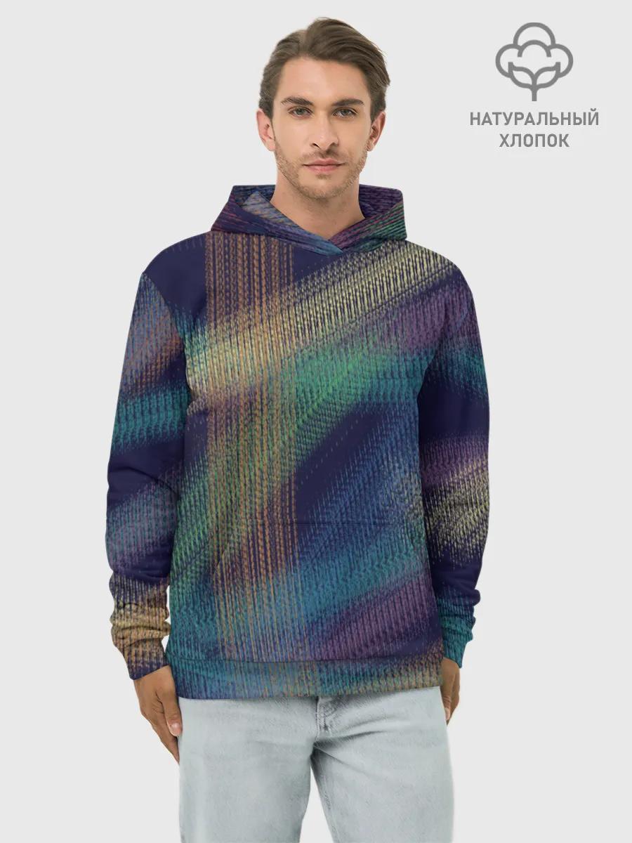 Худи мужской база хлопок / разноцветная