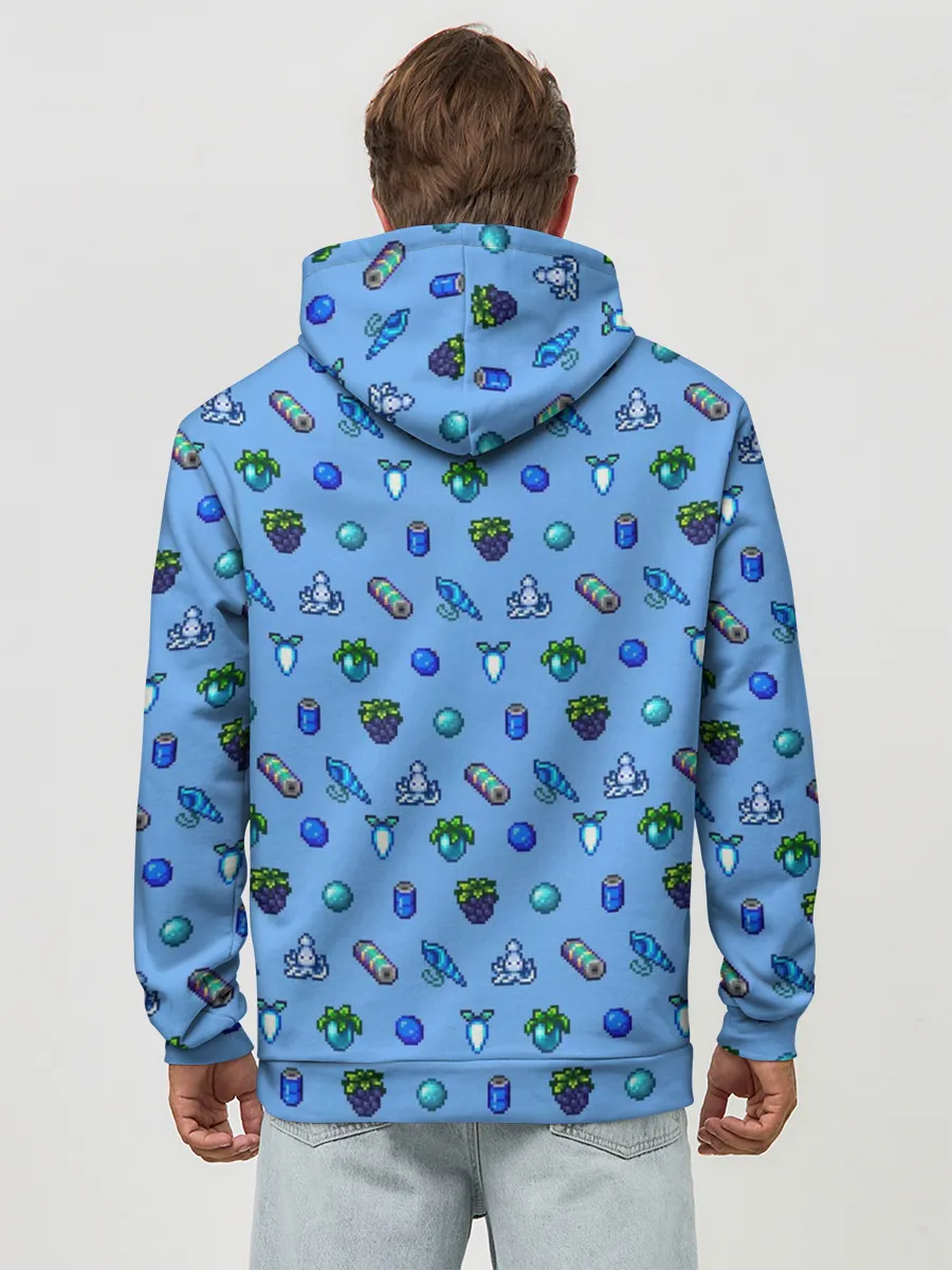 Худи мужской база хлопок / Stardew valley. Pattern