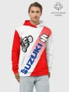 Худи мужской база хлопок / SUZUKI / СУЗУКИ / RACING