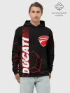 Худи мужской база хлопок / DUCATI / ДУКАТИ / MOTOSPORT