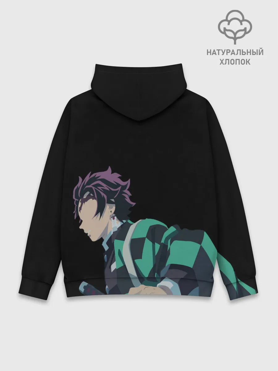Худи мужской база хлопок / Tanjirou Kamado