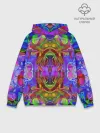 Худи мужской база хлопок / Психоделика / Абстракция