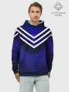 Худи мужской база хлопок / Sport blue style
