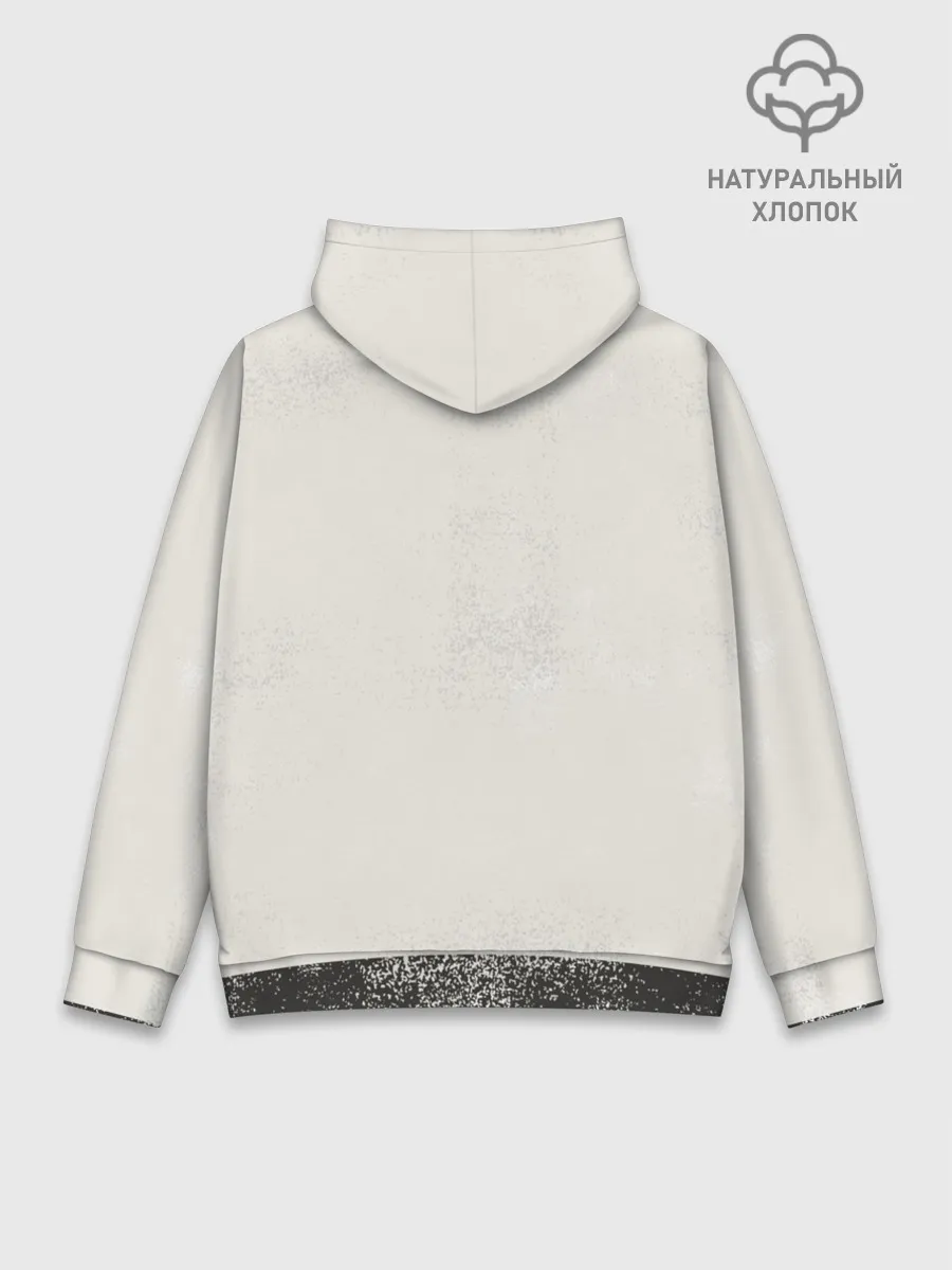 Худи мужской база хлопок / Самурай на коне