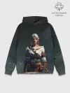 Худи мужской база хлопок / THE WITCHER CIRI