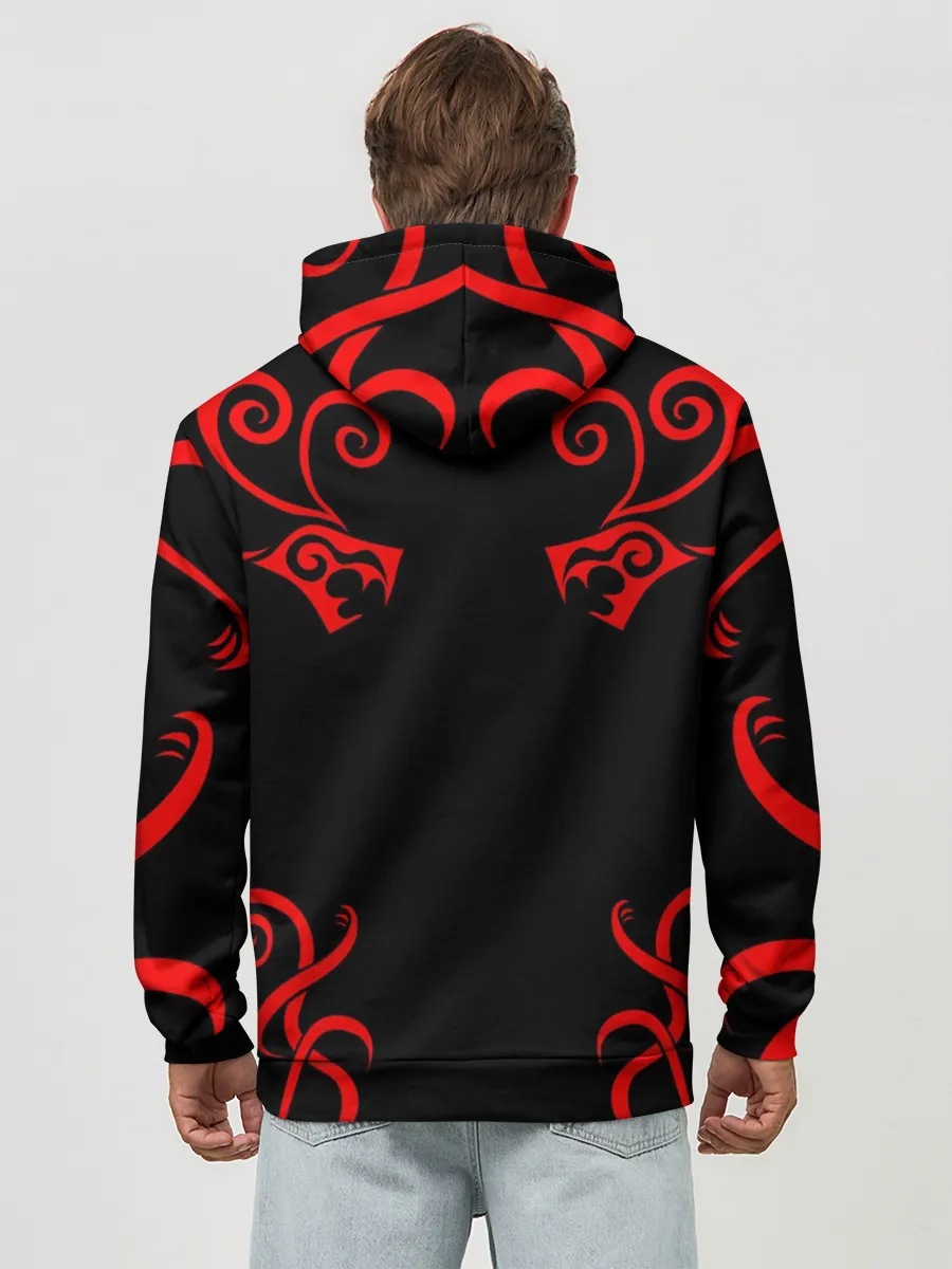 Худи мужской база хлопок / КЭН РЮГУДЗИ | ДРАКЕН