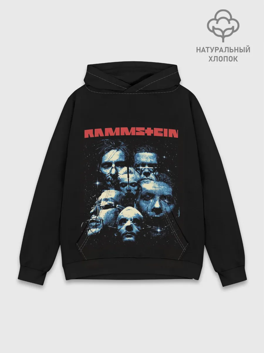 Худи мужской база хлопок / Rammstine band