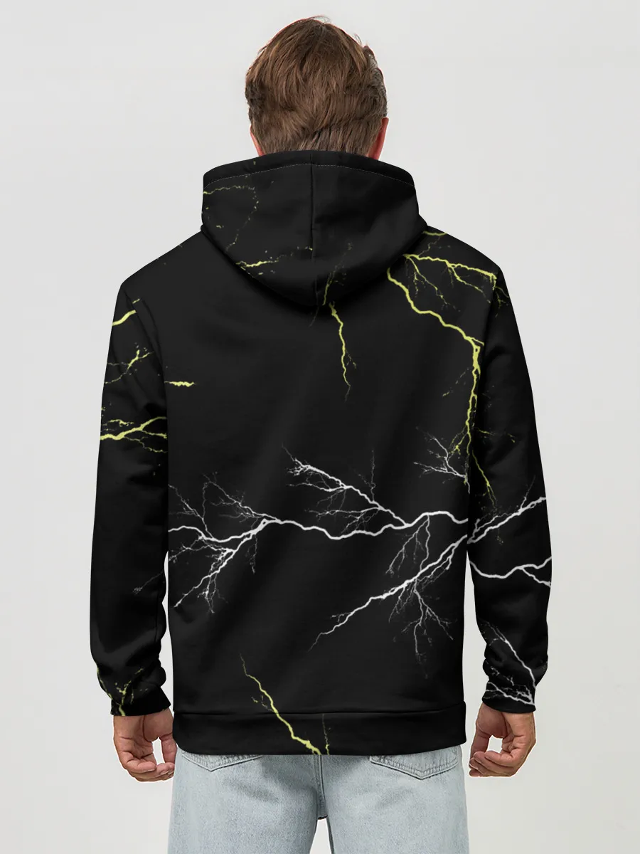 Худи мужской база хлопок / КЛИНОК РАССЕКАЮЩИЙ ДЕМОНОВ | ЗЕНИТСУ