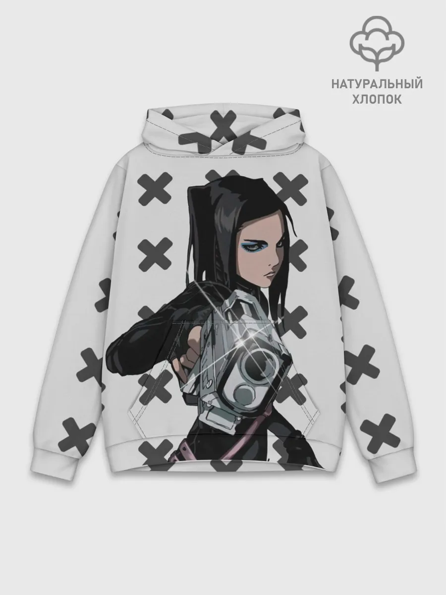 Худи мужской база хлопок / Риэл Мэйер из Эрго Прокси