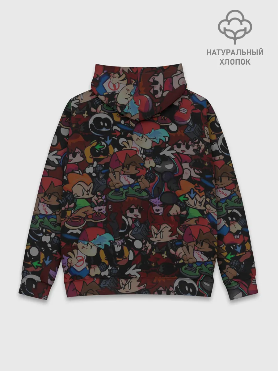 Худи мужской база хлопок / Friday Night Funkin Пико