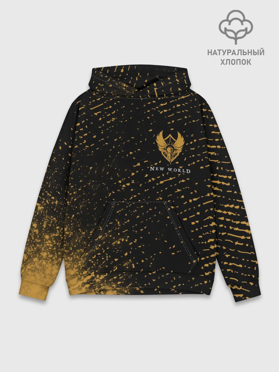 Худи мужской база хлопок / New World - Мародеры - Взрыв