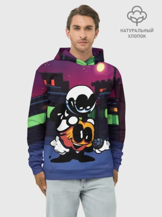 Худи мужской база хлопок / FNF Скид и Памп