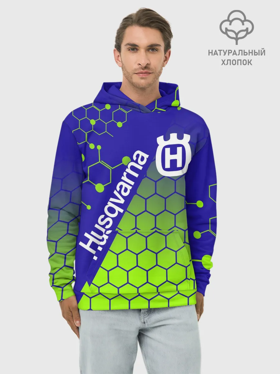 Худи мужской база хлопок / HUSQVARNA / ХУСКВАРНА / SPORT