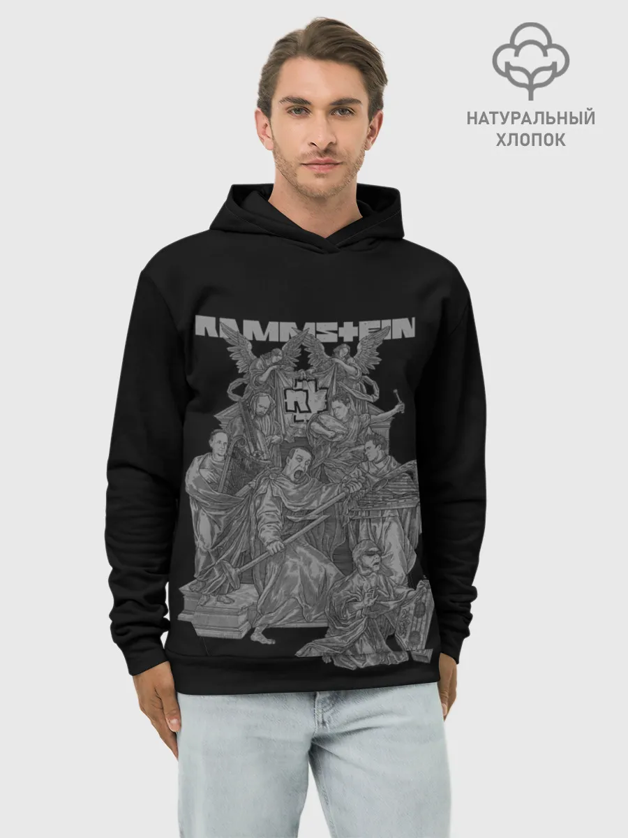 Худи мужской база хлопок / Рамштайн
