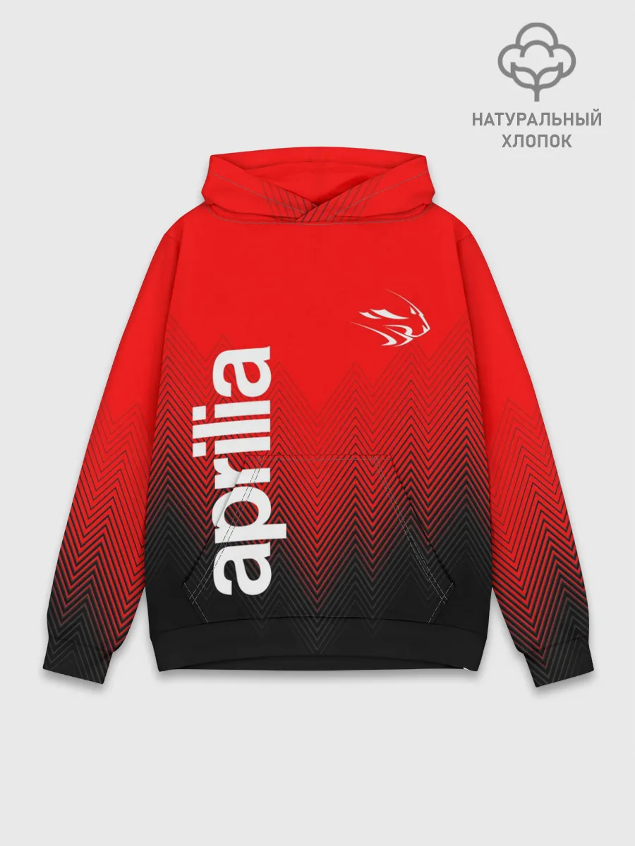 Худи мужской база хлопок / APRILIA / АПРИЛИЯ / MOTO