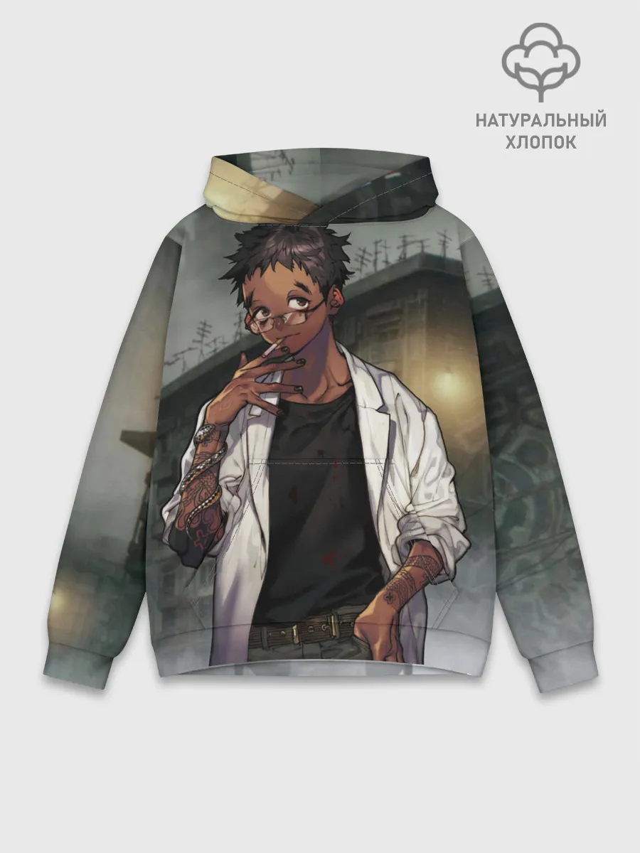 Худи мужской база хлопок / Kasukabe