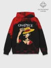 Худи мужской база хлопок / Луффи One Piece. Большой куш