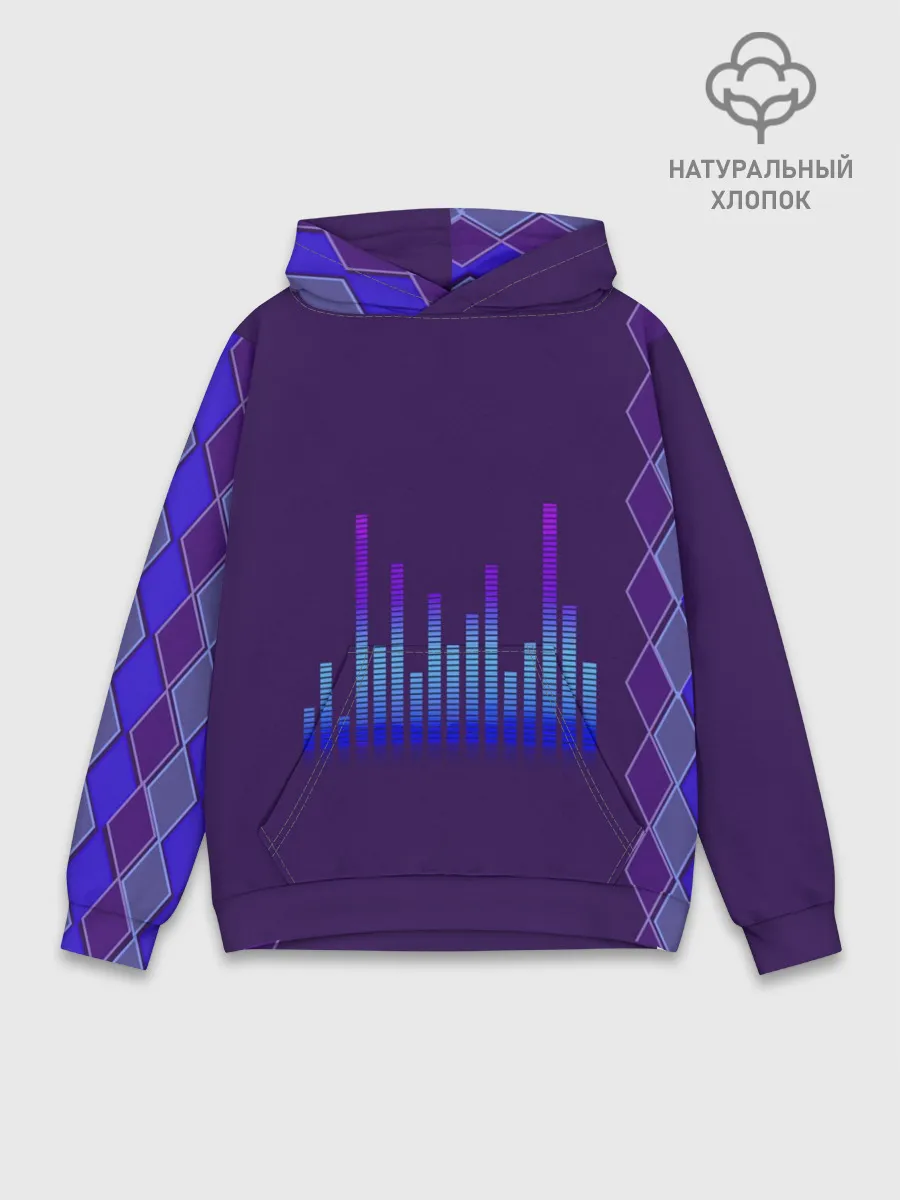 Худи мужской база хлопок / Эквалайзер