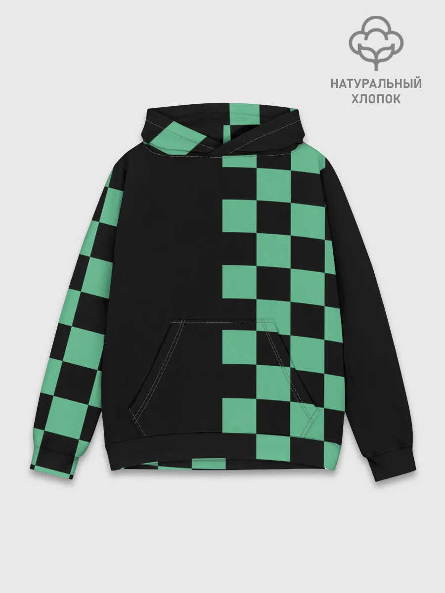 Худи мужской база хлопок / КОСТЮМ TANJIRO KAMADO | ТАНДЖИРО