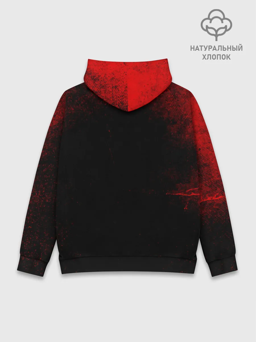 Худи мужской база хлопок / One Piece. Большой куш Луффи