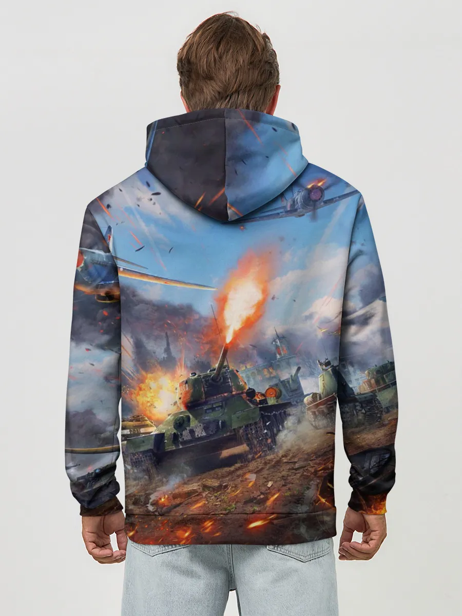 Худи мужской база хлопок / WAR THUNDER / ВАР ТАНДЕР