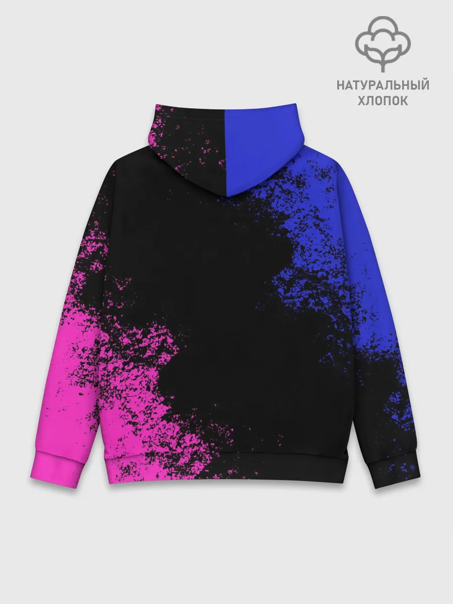 Худи мужской база хлопок / Black Пико