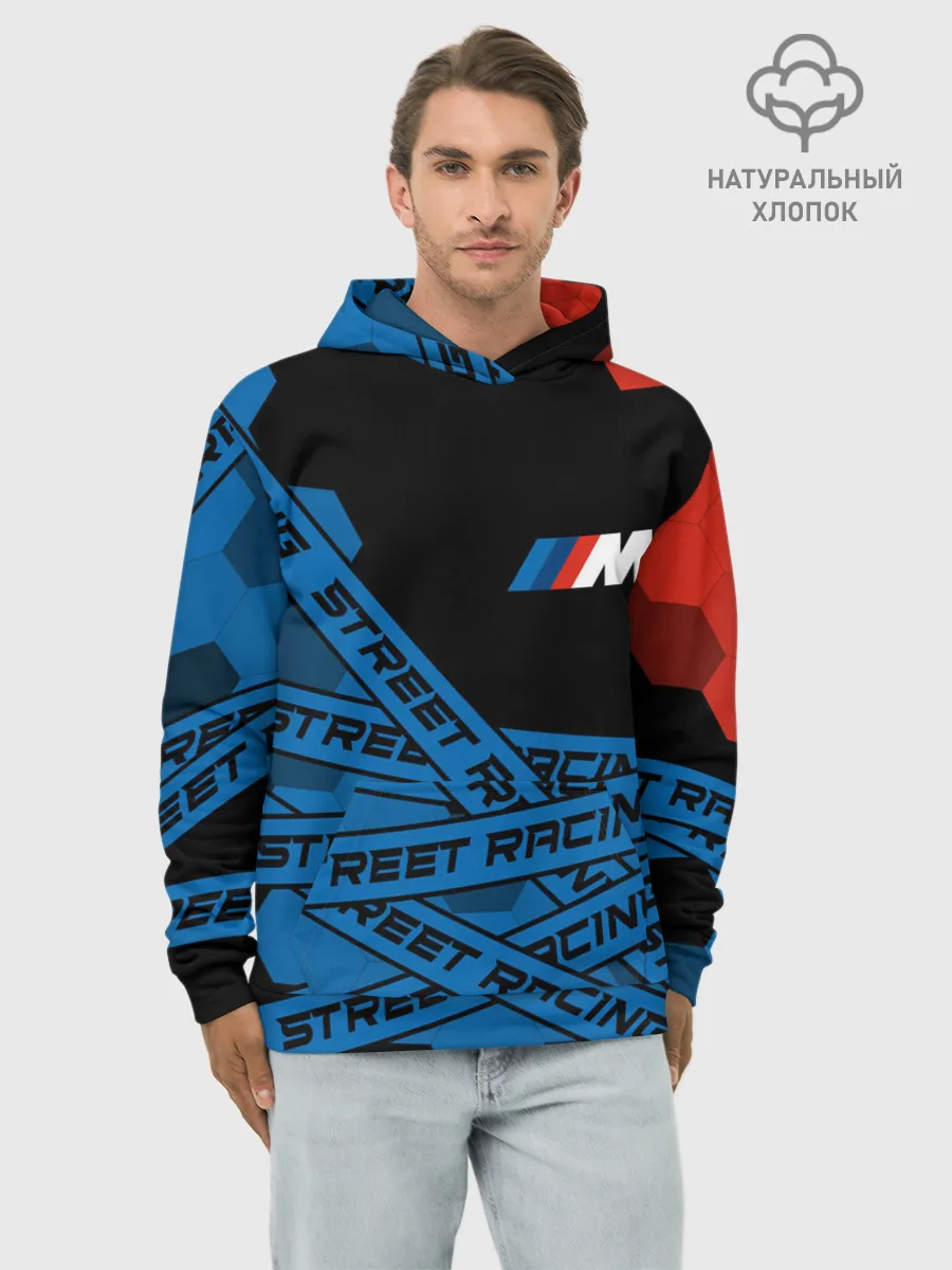 Худи мужской база хлопок / BMW - Racing