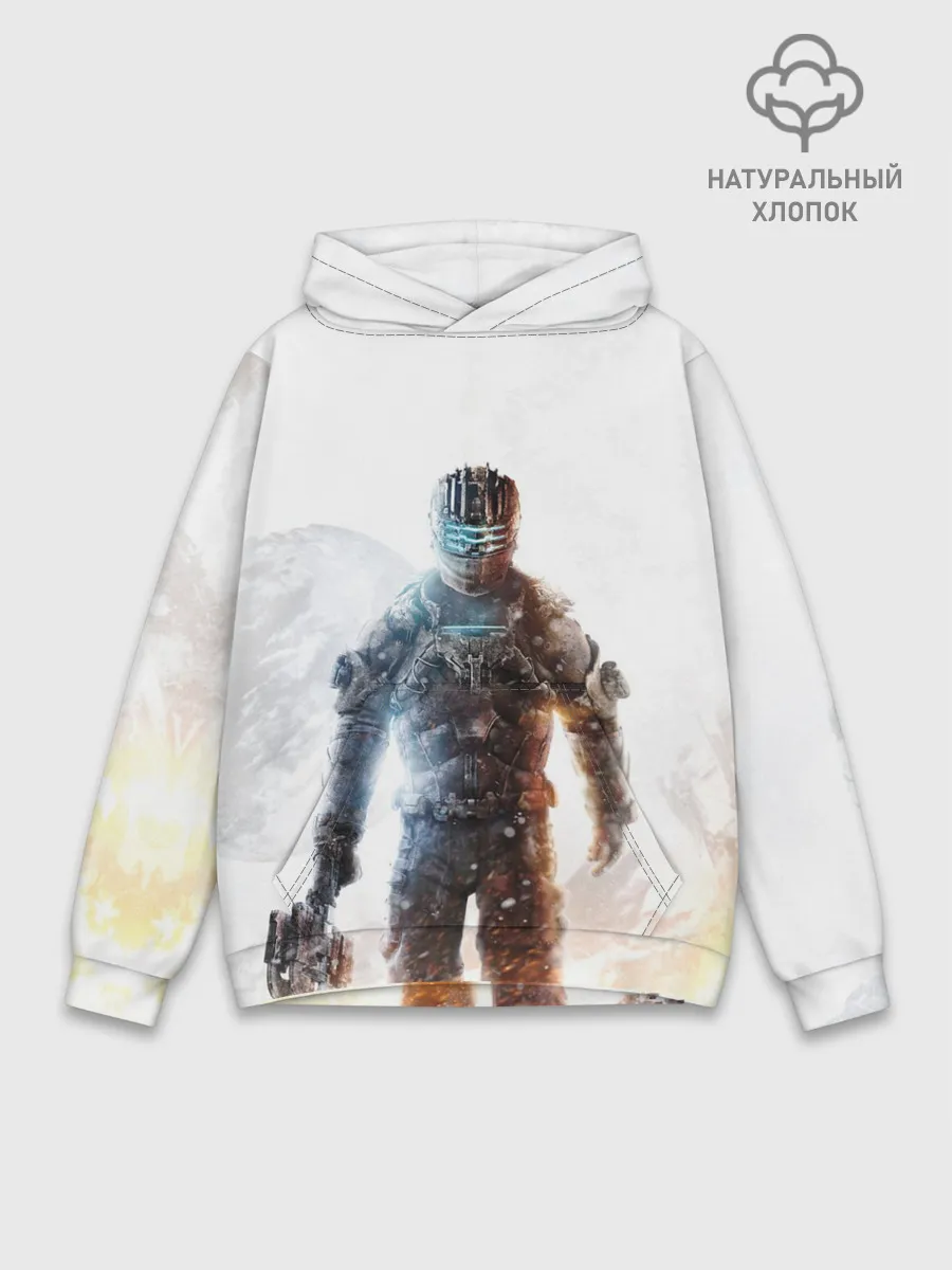 Худи мужской база хлопок / Айзек Кларк Dead Space