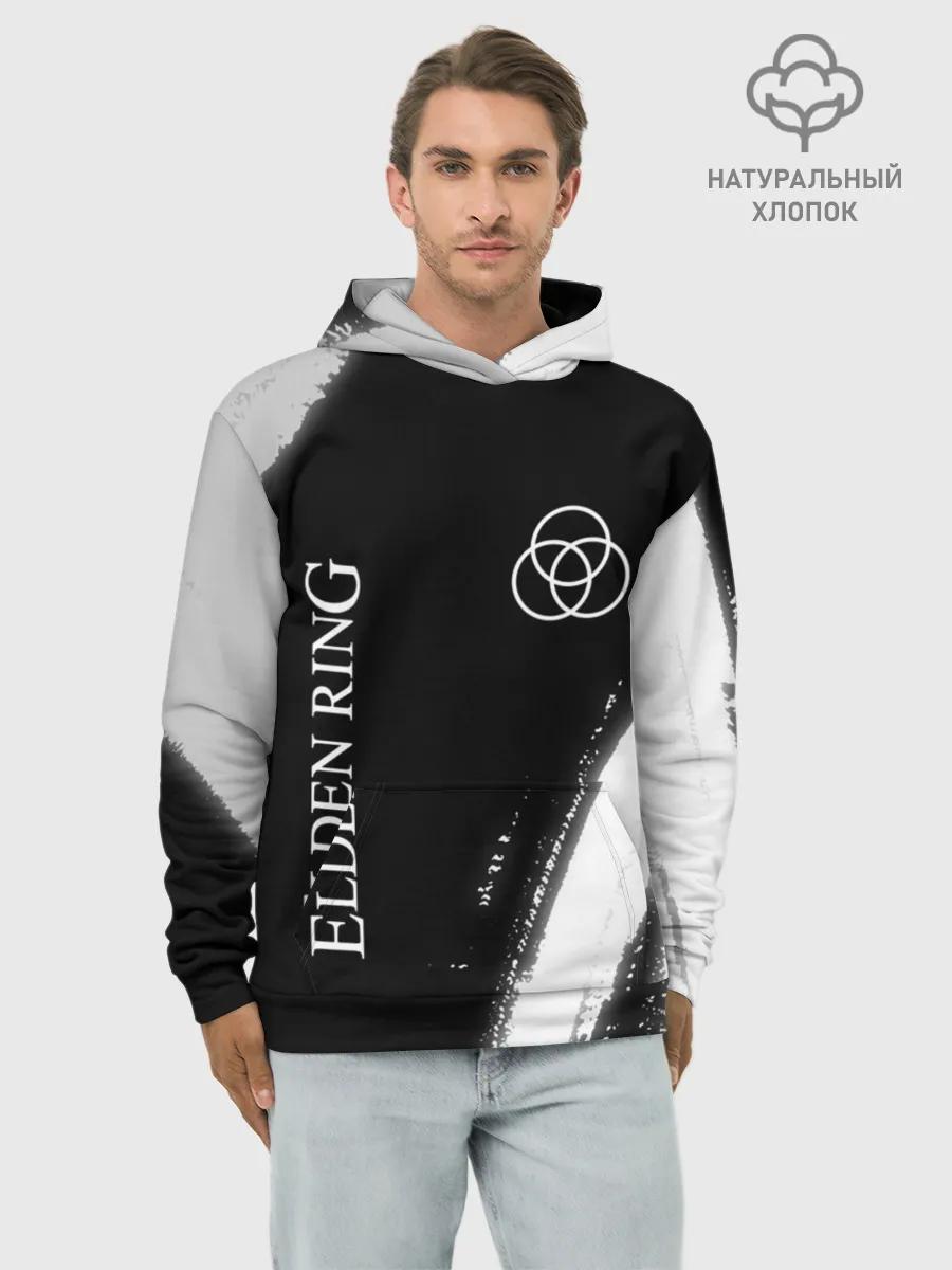 Худи мужской база хлопок / Elden Ring - Brush