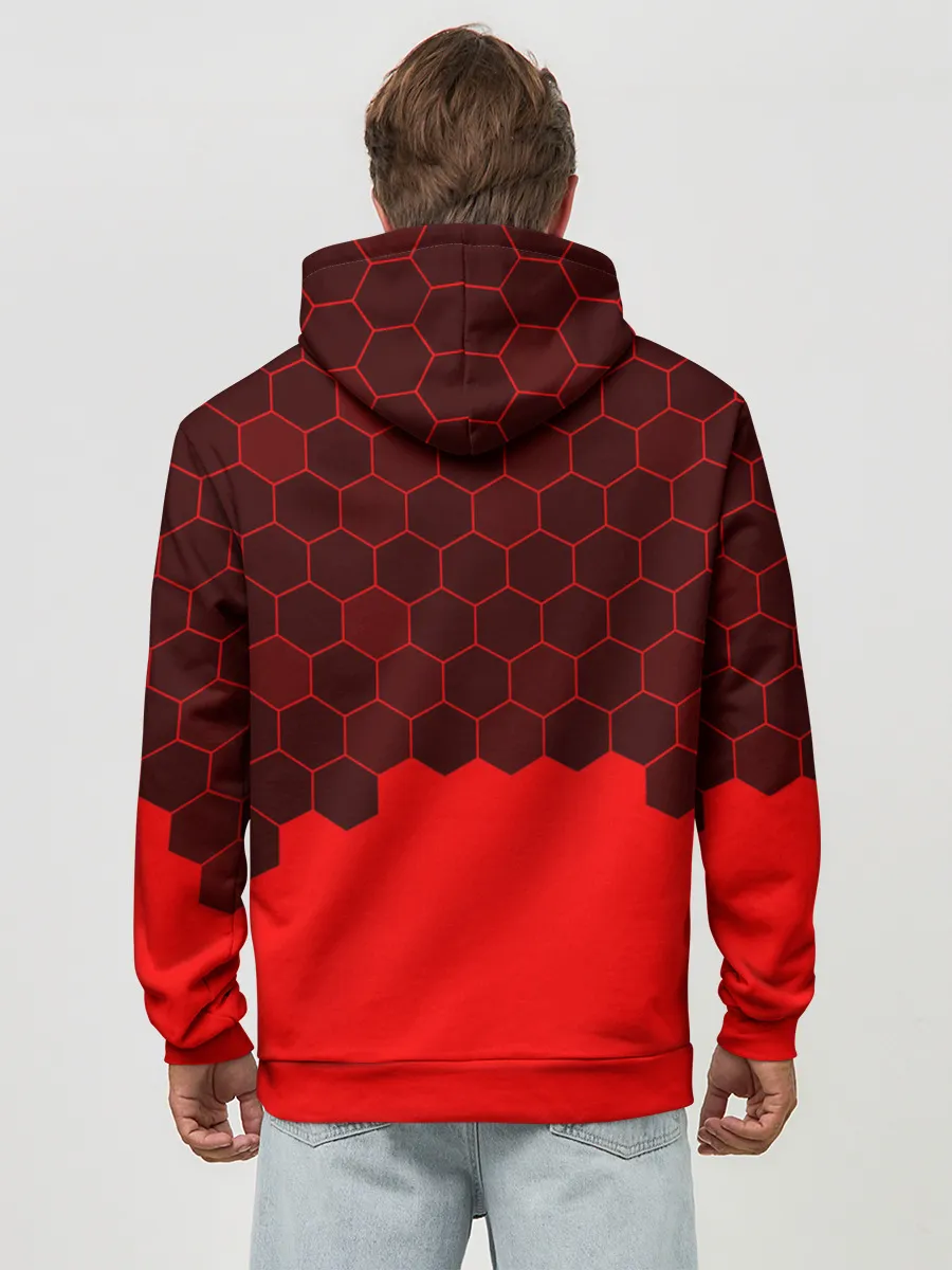 Худи мужской база хлопок / Battlefield 2042 - Hexagon