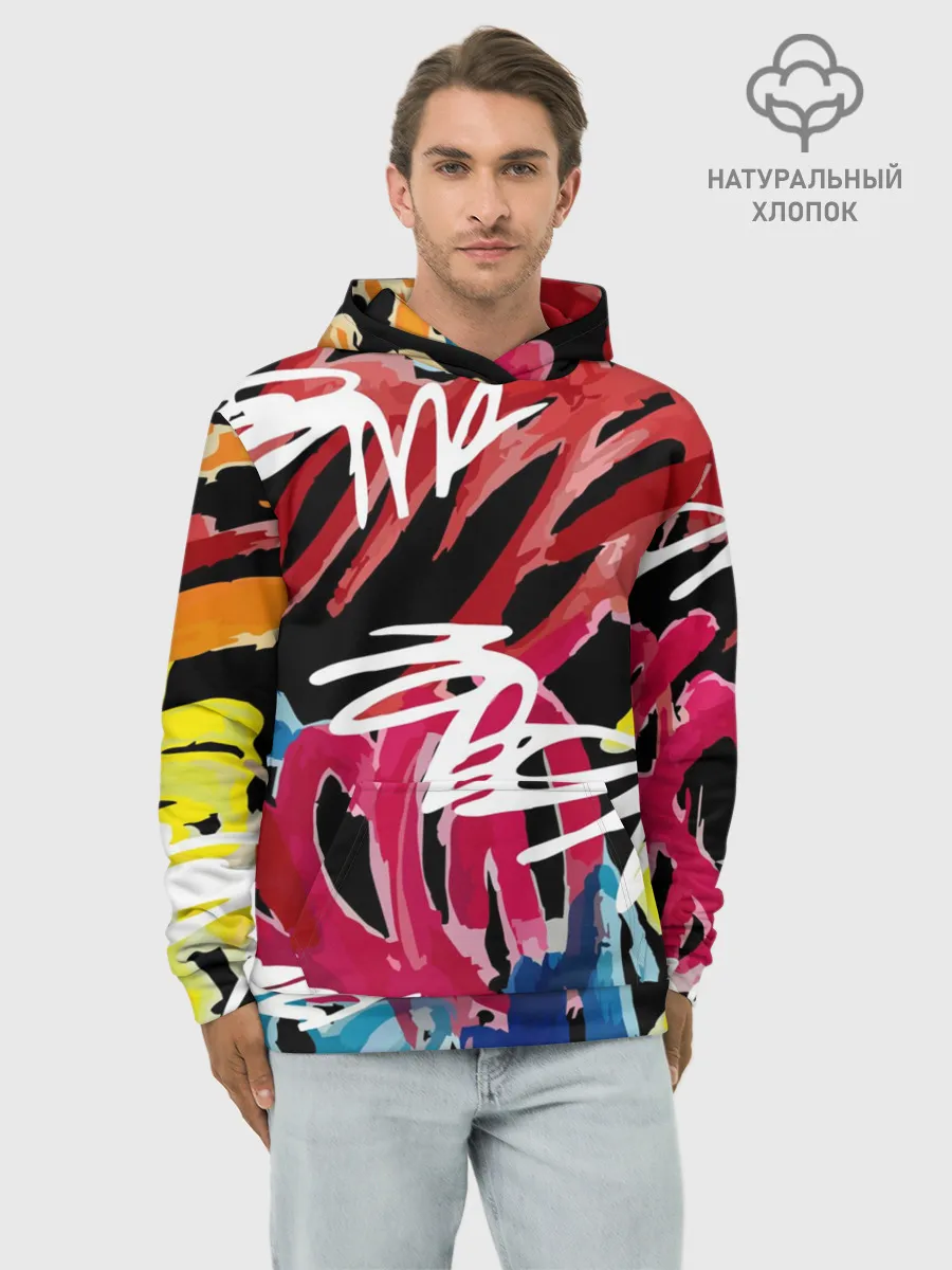 Худи мужской база хлопок / Old school