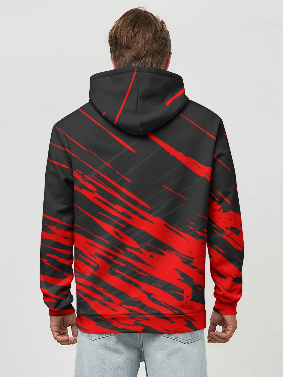 Худи мужской база хлопок / BAJAJ / БАДЖАДЖ / MOTOSPORT