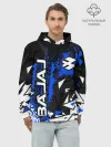 Худи мужской база хлопок / BAJAJ / БАДЖАДЖ / MOTOSPORT