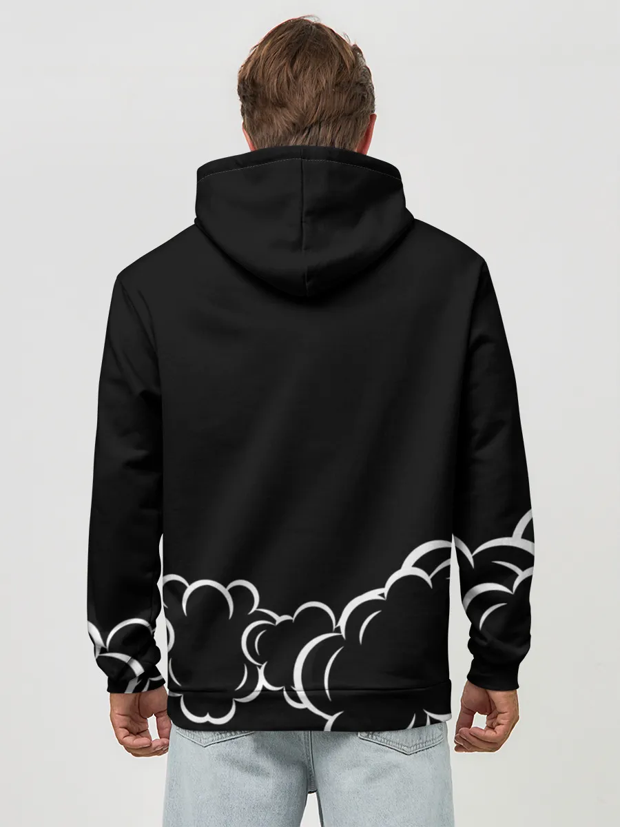 Худи мужской база хлопок / Манки Д. Луффи One Piece