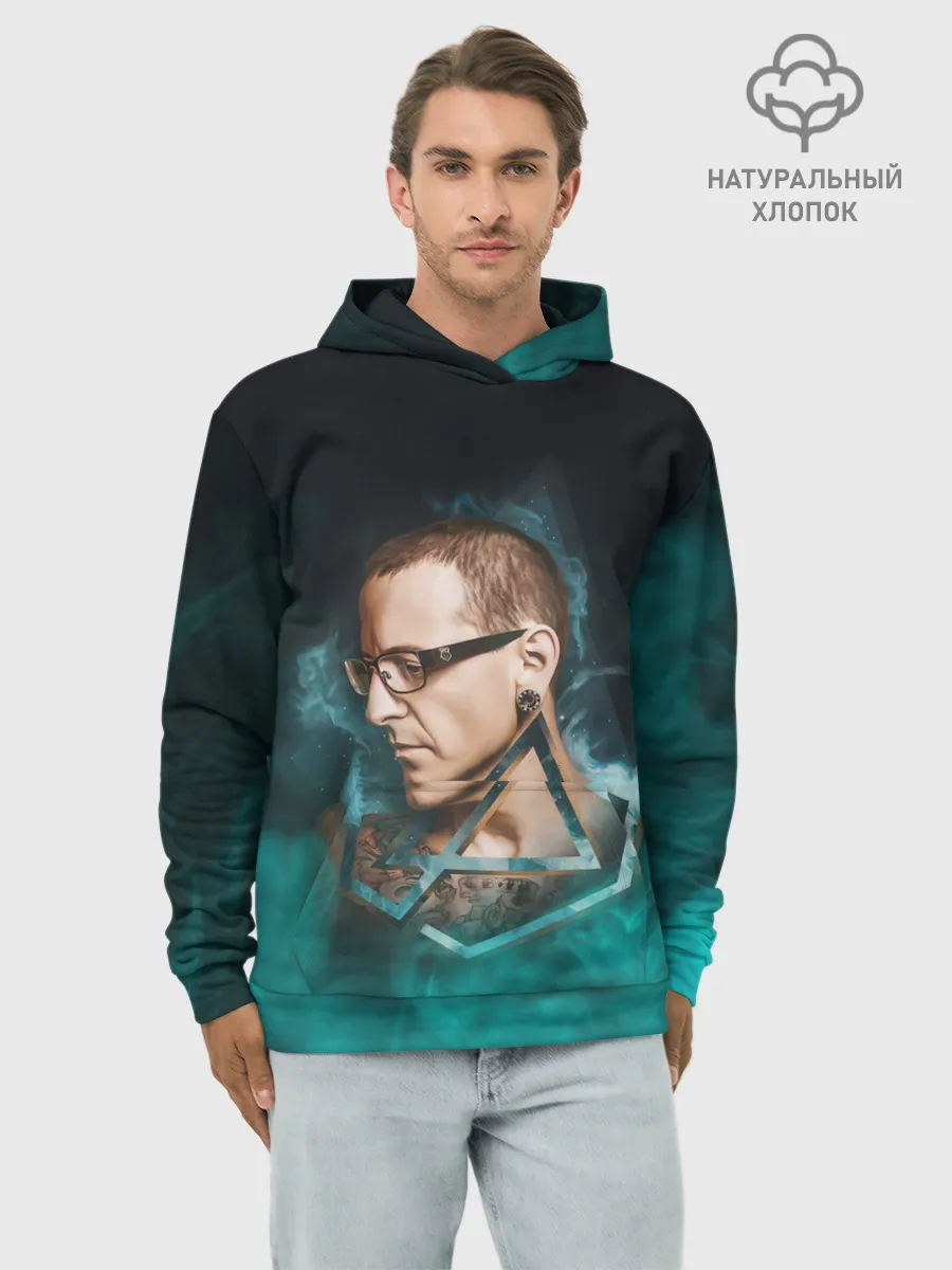 Худи мужской база хлопок / CHESTER | LINKIN PARK | ЛИНКИН ПАРК