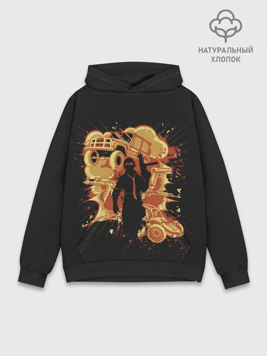 Худи мужской база хлопок / Pubg Boy