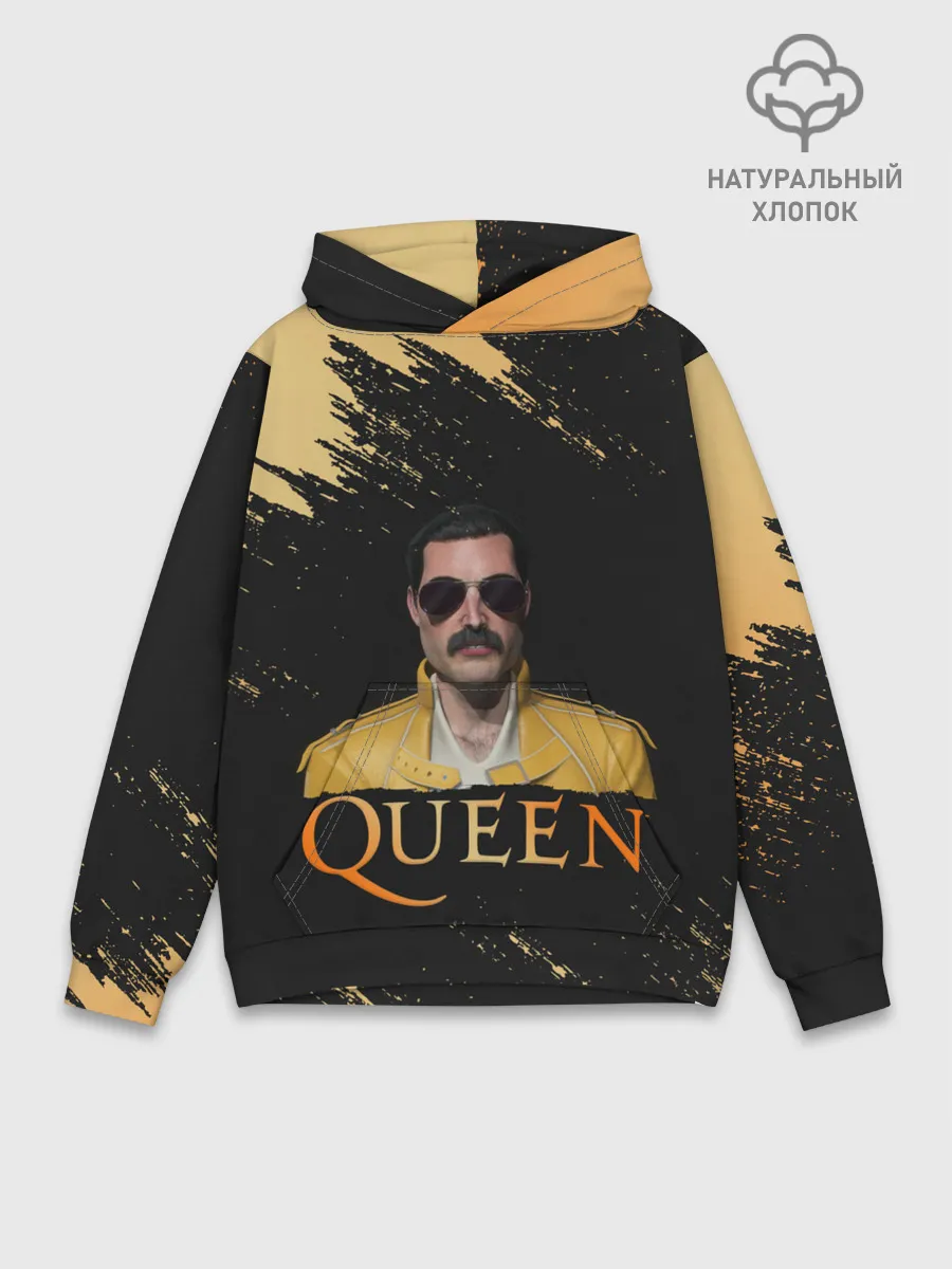 Худи мужской база хлопок / Фредди Меркьюри | Freddie Mercury
