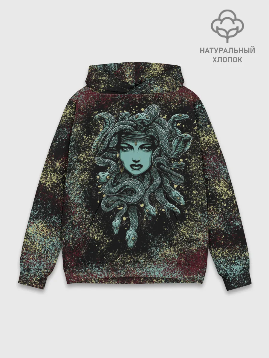 Худи мужской база хлопок / Медуза