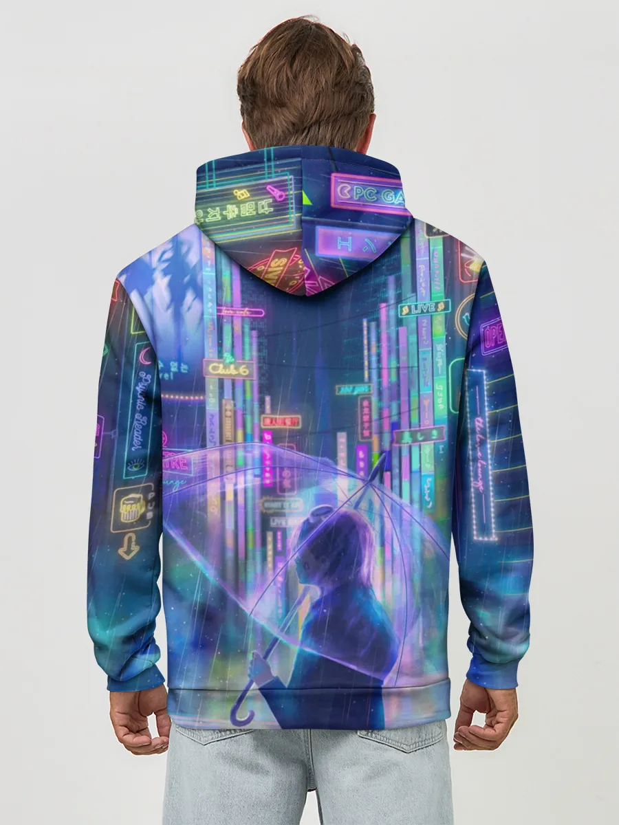 Худи мужской база хлопок / ANIME NEON