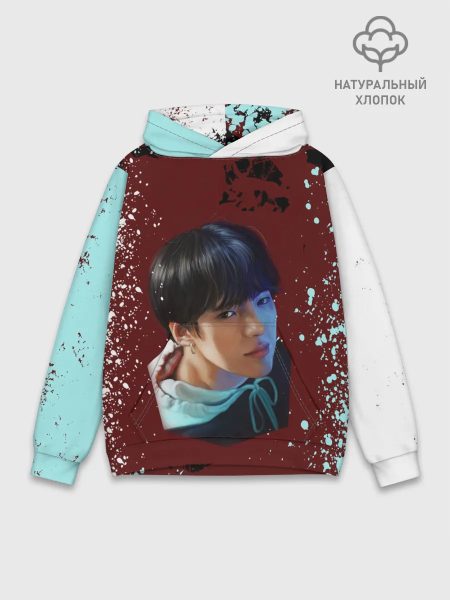 Худи мужской база хлопок / MX | MONSTA X