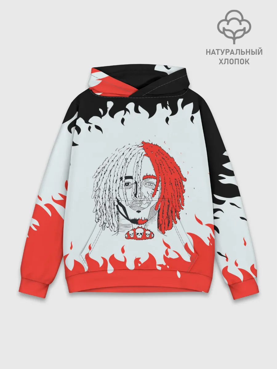 Худи мужской база хлопок / LIL PUMP | ЛИЛ ПАМП