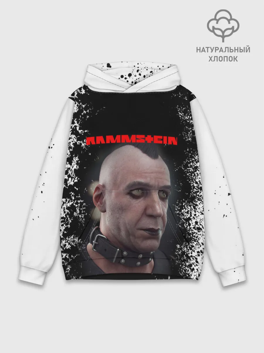 Худи мужской база хлопок / RAMMSTEIN | РАМШТАЙН