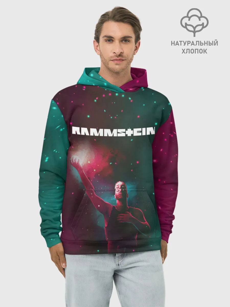 Худи мужской база хлопок / RAMMSTEIN | РАМШТАЙН
