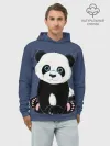Худи мужской база хлопок / Милая Панда