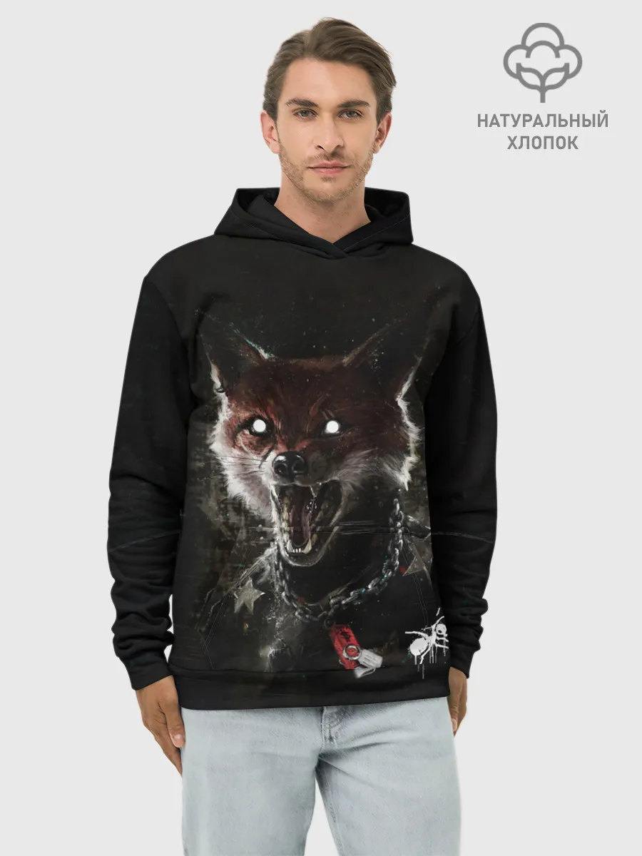 Худи мужской база хлопок / Prodigy Fox